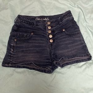 Navy Mini Shorts